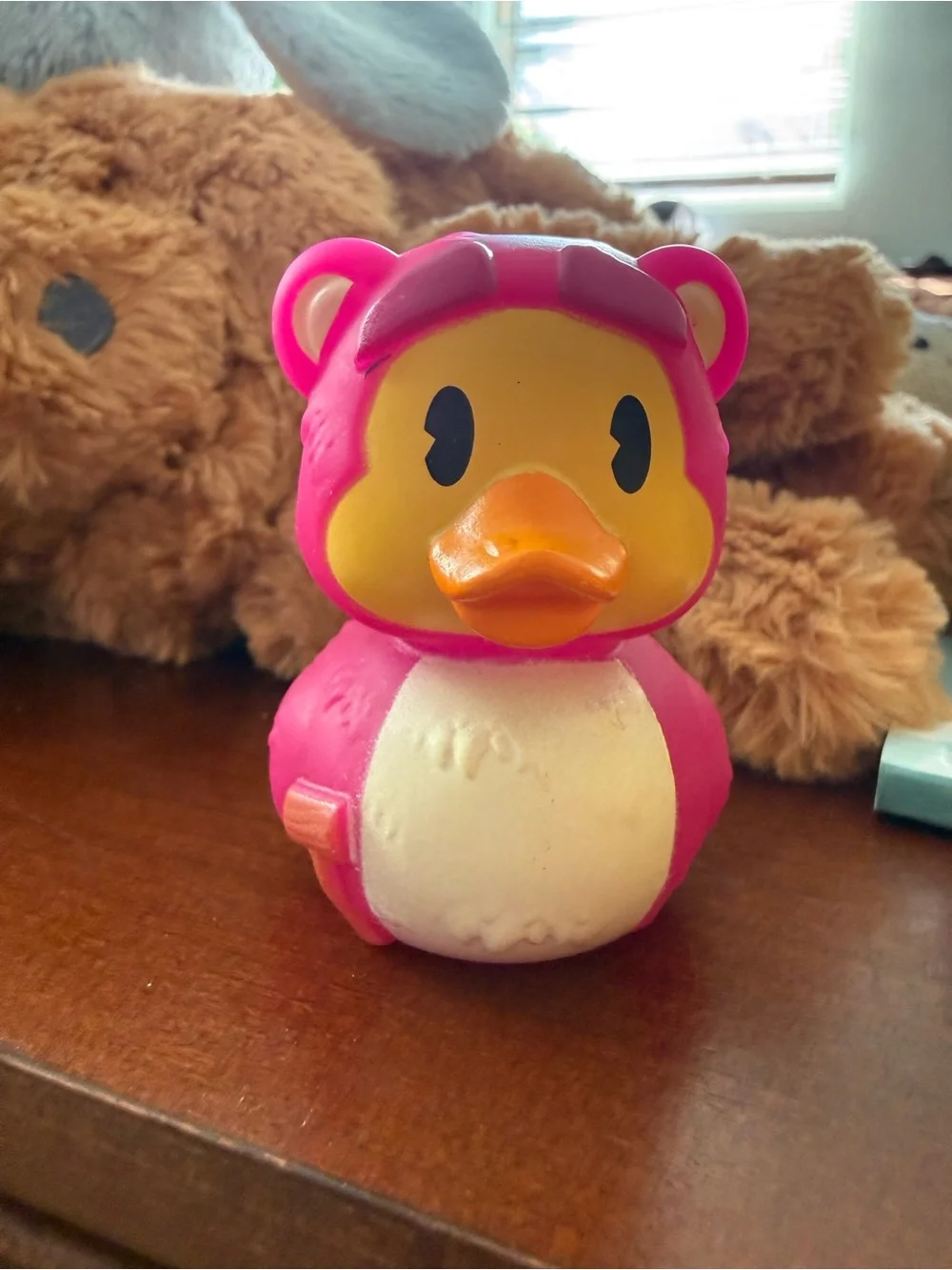 Disney Pink Bear and Yellow Cowboy Rubber Duck Set